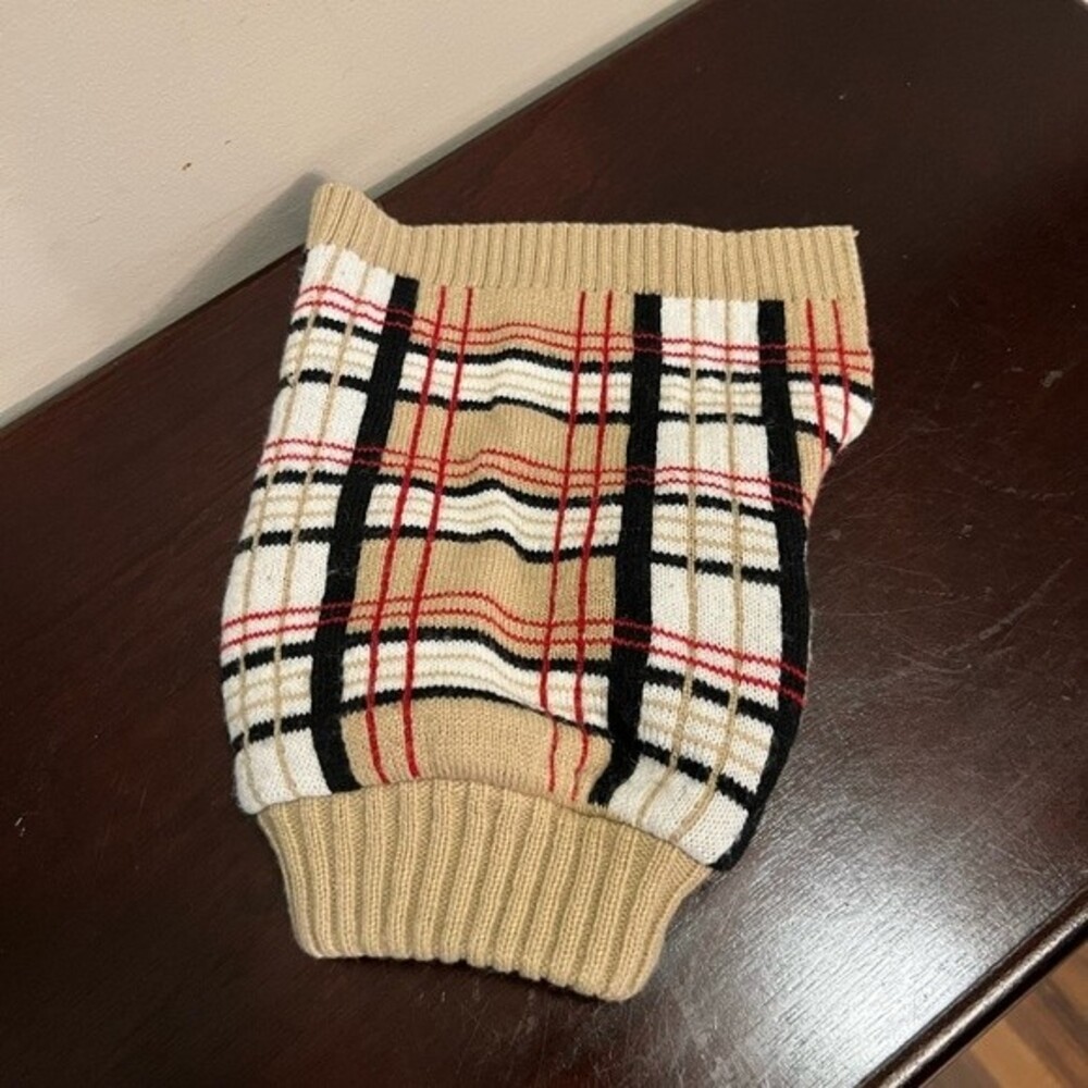 Designer inspired dog sweater size small